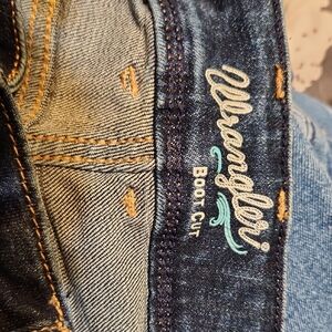 Wrangler Dark Blue Boot Cut Jeans Size 11/12x32length